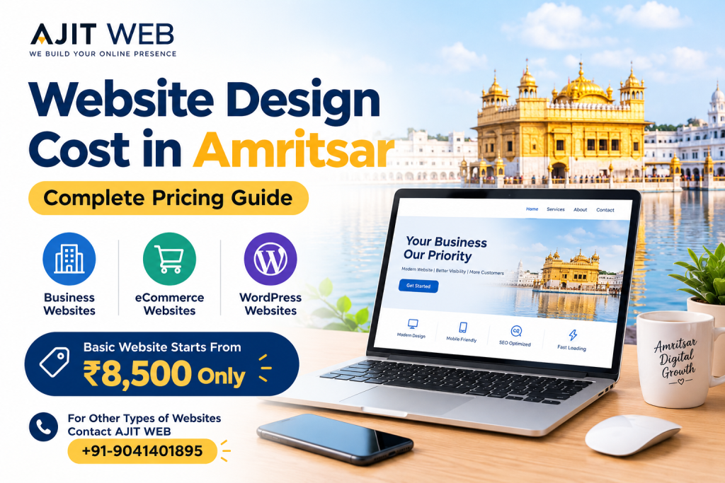 Website Design Cost in Amritsar