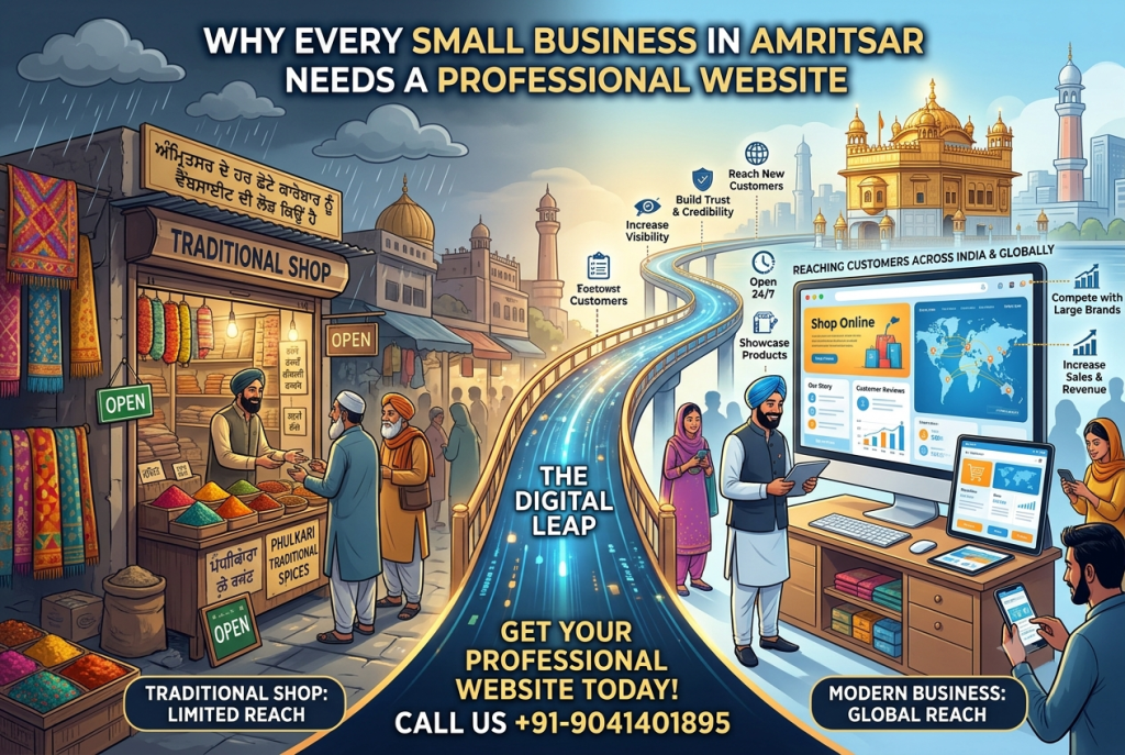 Why Every Small Business in Amritsar Needs a Professional Website